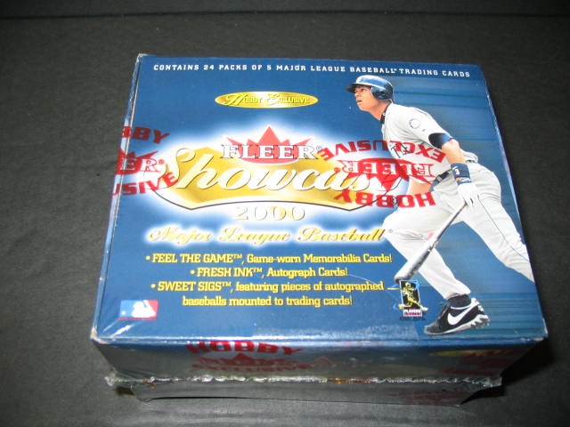 2000 Fleer Showcase Baseball Box (Hobby)