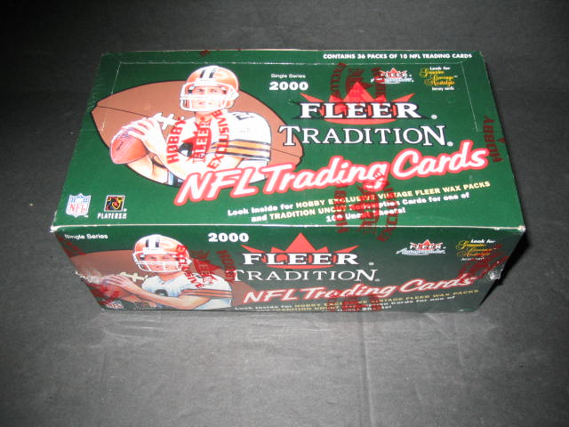 2000 Fleer Tradition Football Box (Hobby) (36/10)