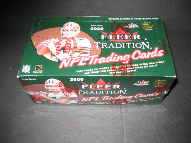 2000 Fleer Tradition Football Box (Hobby)
