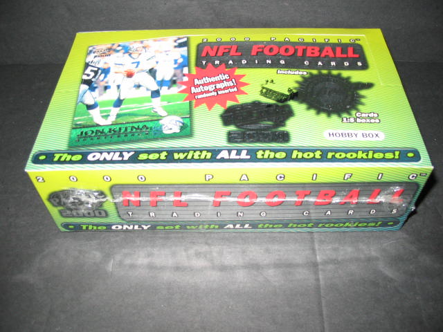 2000 Pacific Football Box (Hobby)