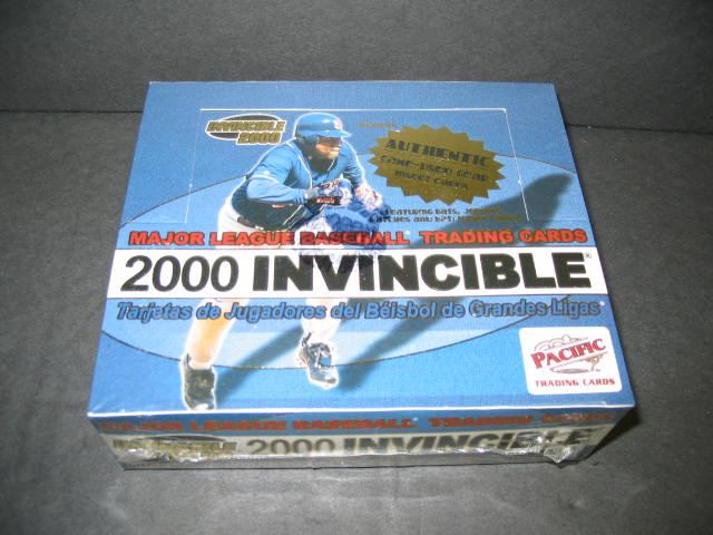 2000 Pacific Invincible Baseball Box – Baseball Card Exchange