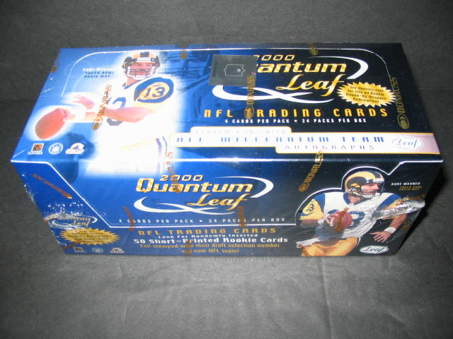 2000 Leaf Quantum Football Box (Hobby)