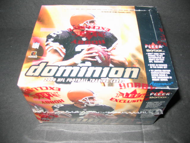 2000 Skybox Dominion Football Box (Hobby)