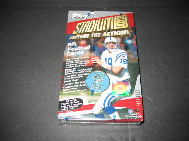 2000 Topps Stadium Club Football Box (Hobby)