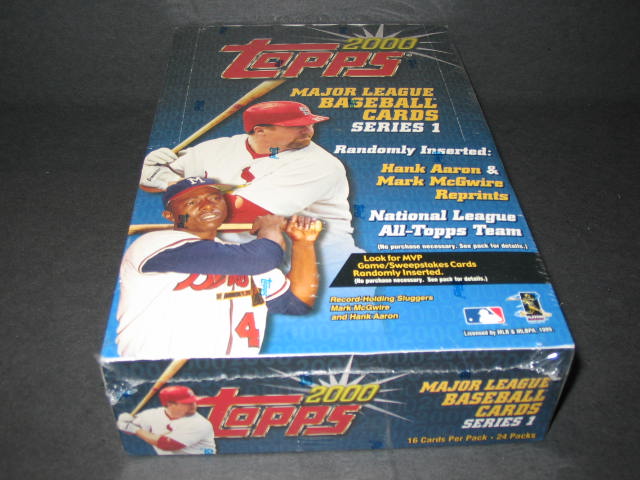 2000 Topps Baseball Series 1 Box (Hobby)