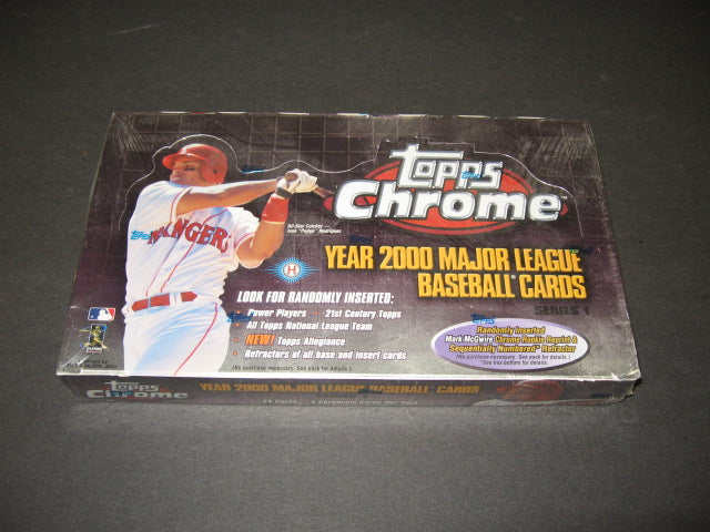 2000 Topps Chrome Baseball Series 1 Box (Hobby)