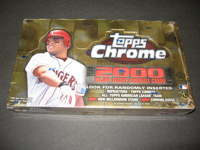 2000 Topps Chrome Baseball Series 2 Box (Hobby)