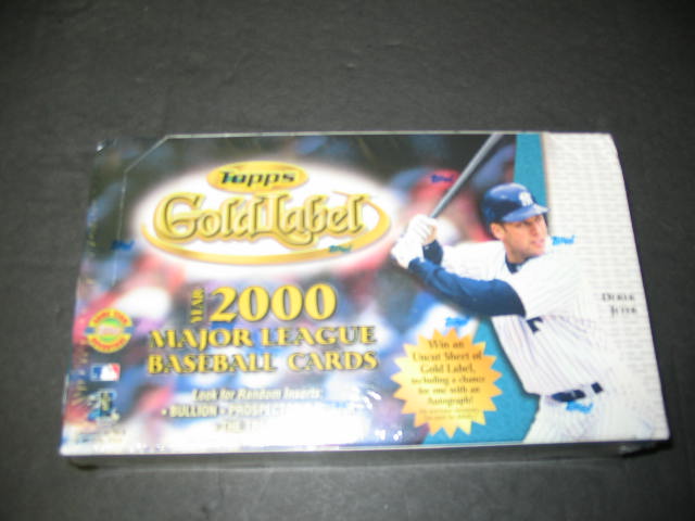 2000 Topps Gold Label Baseball Box (HTA)