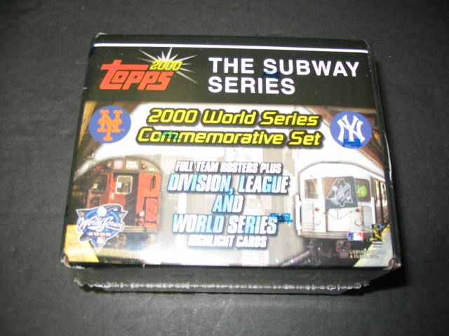 2000 Topps Baseball The Subway Series Factory Set