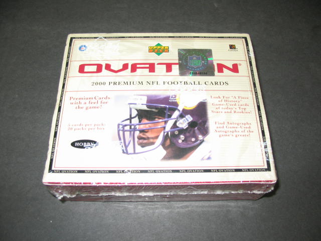 2000 Upper Deck Ovation Football Box (Hobby)