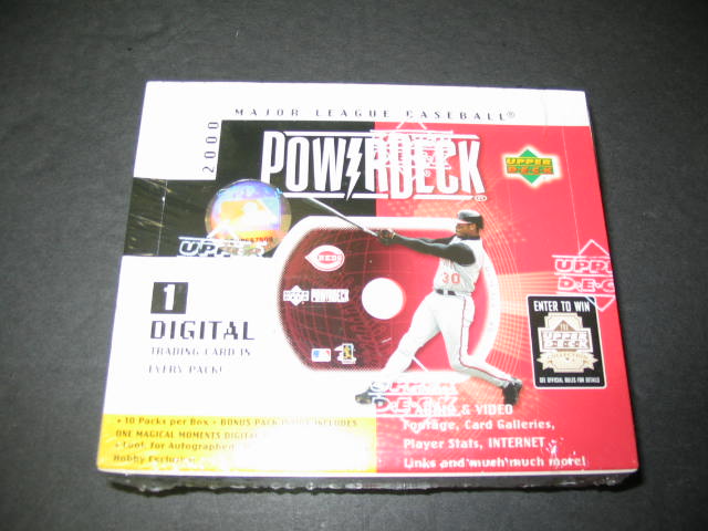 2000 Upper Deck Power Deck Baseball Box (Hobby)