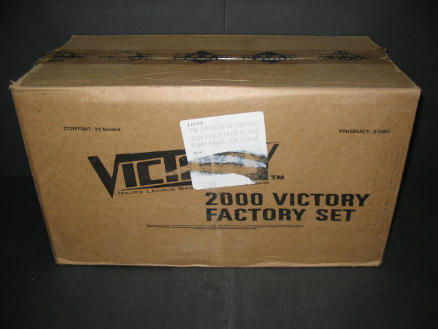 2000 Upper Deck Victory Baseball Factory Set Case (20 Sets)