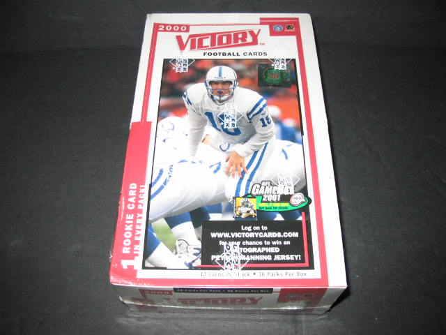 2000 Upper Deck Victory Football Box