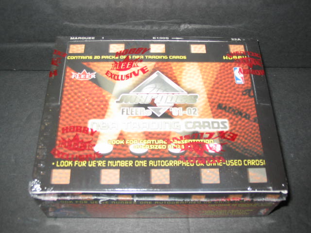 2001/02 Fleer Marquee Basketball Box
