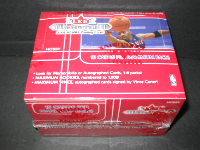 2001/02 Fleer Maximum Basketball Box (Hobby)