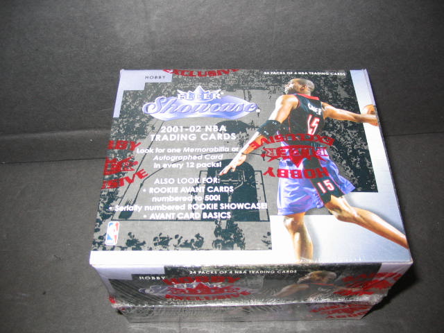 2001/02 Fleer Showcase Basketball Box (Hobby)