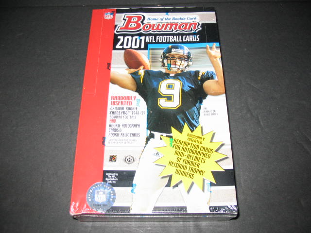 2001 Bowman Football Box (Hobby)