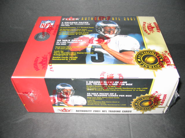 2001 Fleer Authority Football Box (Hobby)