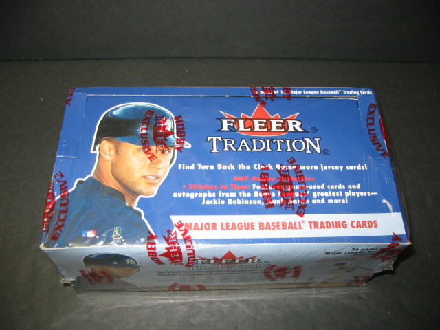 2001 Fleer Tradition Baseball Box (Hobby)