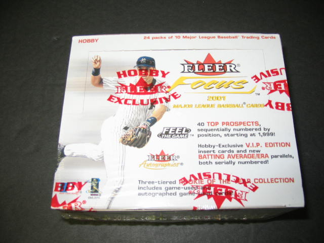 2001 Fleer Focus Baseball Box (Hobby)