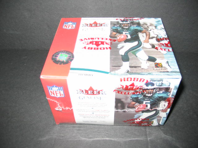 2001 Fleer Genuine Football Box (Hobby)