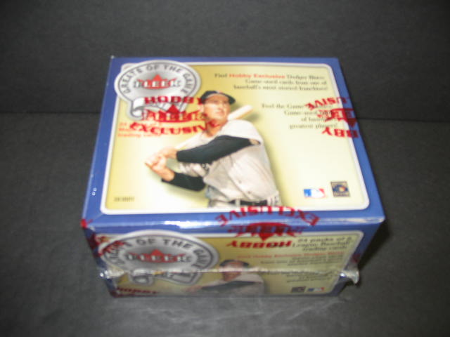 2001 Fleer Greats of the Game Baseball Box (Hobby)