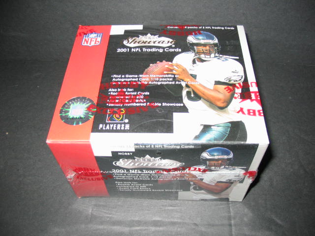 2001 Fleer Showcase Football Box (Hobby)