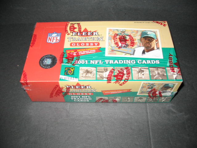 2001 Fleer Tradition Glossy Football Box (Hobby)