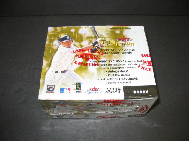 2001 Fleer Triple Crown Baseball Box (Hobby)