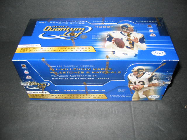 2001 Leaf Quantum Football Box (Hobby)