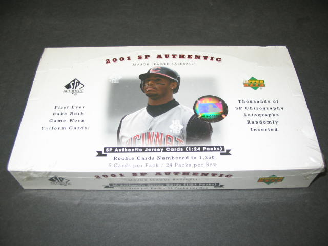 2001 Upper Deck SP Authentic Baseball Box (Hobby)