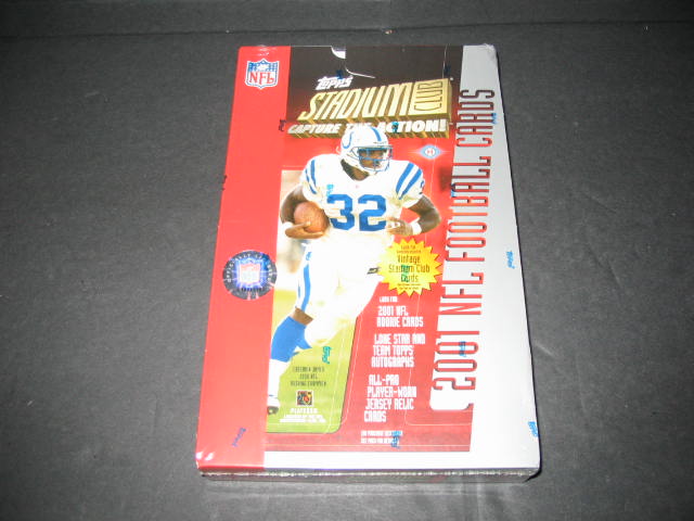 2001 Topps Stadium Club Football Box (Hobby)