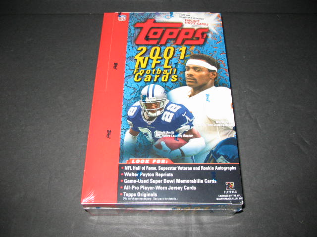 2001 Topps Football Box (Hobby)