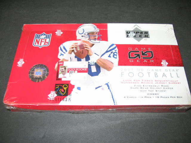 2001 Upper Deck Game Gear Football Box (Hobby)