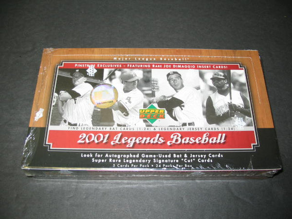 2001 Upper Deck Legends Baseball Box (Hobby) – Baseball Card Exchange