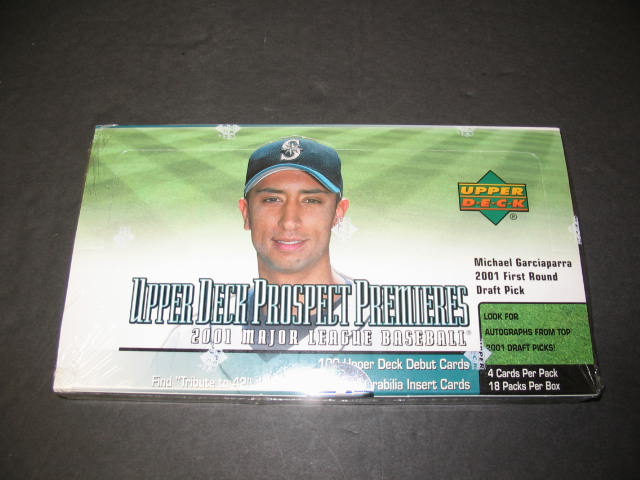 2001 Upper Deck Prospect Premieres Baseball Box (Hobby)