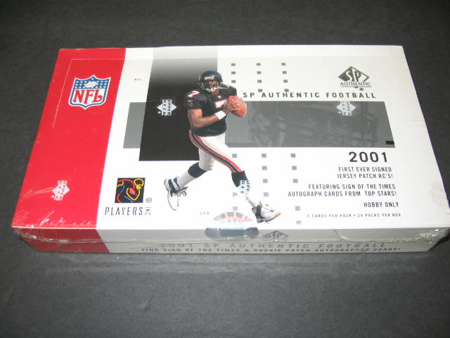 2001 Upper Deck SP Authentic Football Box (Hobby)