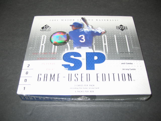 2001 Upper Deck SP Game Used Edition Baseball Box (Hobby)