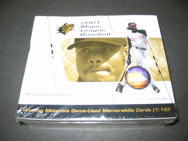 2001 Upper Deck SPx Baseball Box (Hobby)