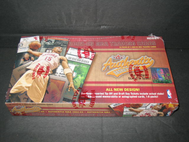 2002/03 Fleer Authentix Basketball Box (Hobby)