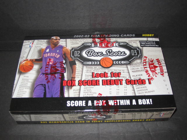 2002/03 Fleer Box Score Basketball Box (Hobby)