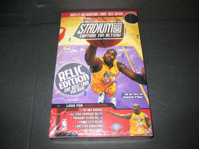 2002/03 Topps Stadium Club Basketball Box (Hobby)