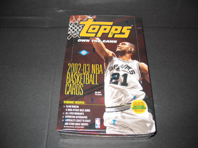 2002/03 Topps Basketball Box (Hobby)