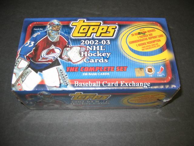 2002/03 Topps Hockey Factory Set