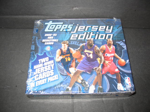 2002/03 Topps Jersey Edition Basketball Box (Hobby)