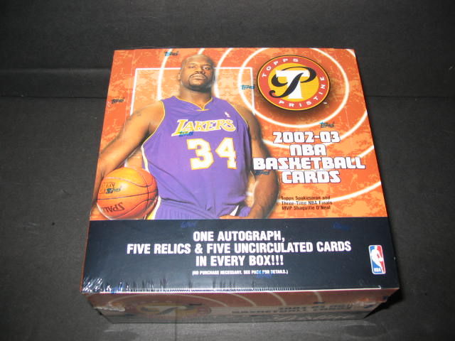 2002/03 Topps Pristine Basketball Box (Hobby)