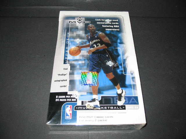 2002/03 Upper Deck MVP Basketball Box (Hobby)