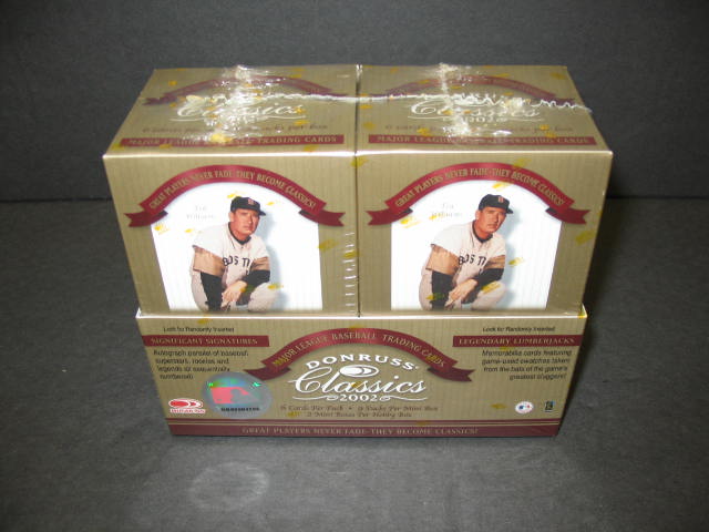 2002 Donruss Classics Baseball Box (Hobby)