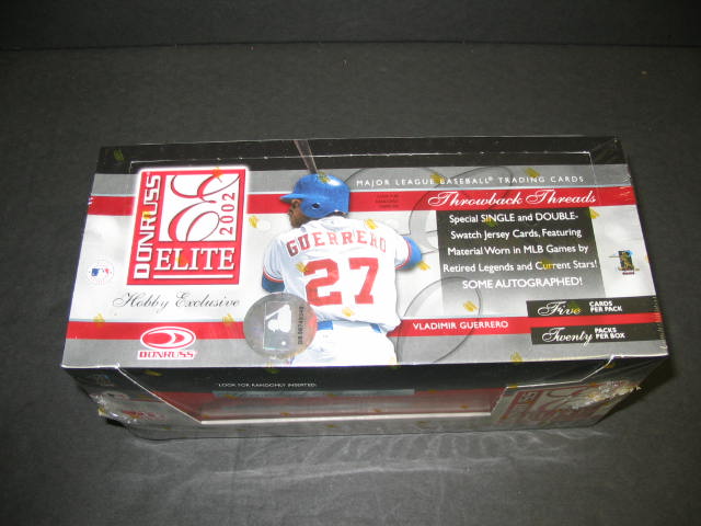 2002 Donruss Elite Baseball Box (Hobby)