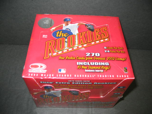 2002 Donruss The Rookies Baseball Box (Hobby)